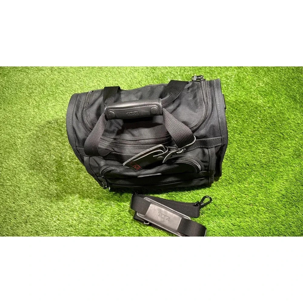 TUMI Black Nylon alpha carrierBoston Carry On Weekender Luggage